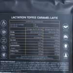 Lactation Toffee Caramel Blend Latté close-up