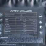Lactation Vanilla Latté close-up
