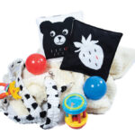 Lemon and Rylee Baby Sensory Mobiles Bear and Strawberry