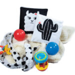 Lemon and Rylee Baby Sensory Mobiles Llama and Cactus