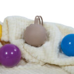 Silcone Pacifier and Dummy holder in brown