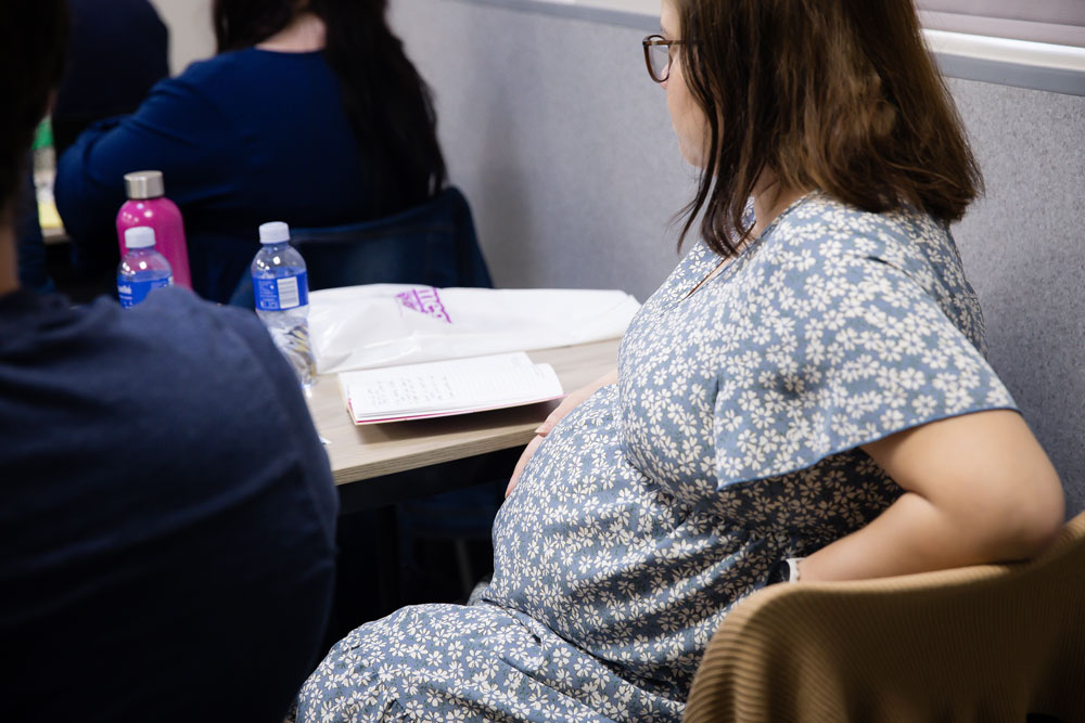Soli Deo Gloria Bella Ante-Natal Class Pregnant mom